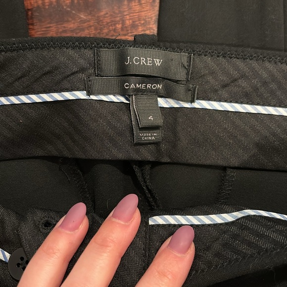 J.Crew Black Cameron Pants - Picture 3 of 3
